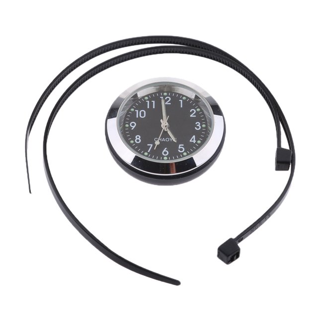 Moto Manillar Dial Reloj Temperatura Termómetro Higrómetro Indicador - Reloj - Negro Sunnimix Indicador del medidor de la motocicleta