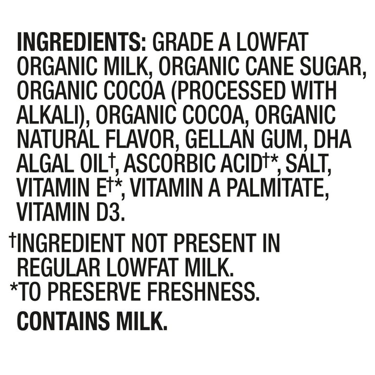 Horizon Organic Shelf Stable 1% Lowfat DHA Omega-3 Chocolate Milk
