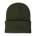 thumbnail image 1 of Minnieouse Gorros Beanie Gorros de punto Unisex Skullcap manga hilo multifuncional a prueba de viento accesorios para el cabello para deportes al aire libre Sombreros ejercito verde Minnieouse AP010147-27, 1 of 5
