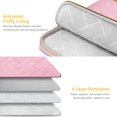 thumbnail image 2 of Funda para portátil Lacdo para MacBook Pro Air de 15 pulgadas y Dell Sakura, color rosa, 2 of 7