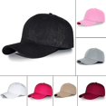 thumbnail image 1 of Gorras de béisbol planas curvadas en blanco de color puro ajustable Buen sombrero de visera LingWen 8390605156984, 1 of 1