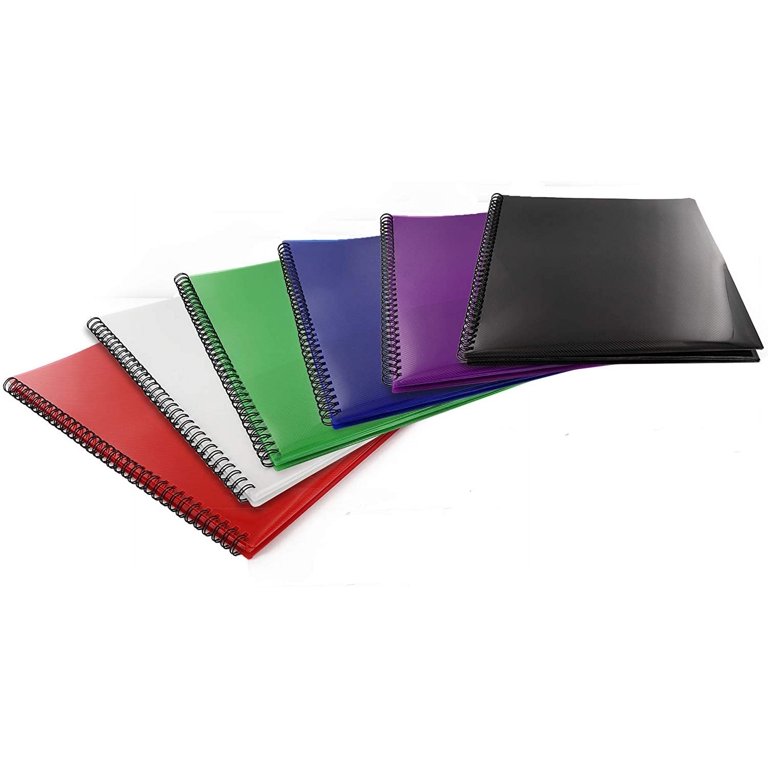 Emraw Poly 8-Pocket Organizer Folder – Letter/Legal Size, Pack Of 6, For Office, School, Document Storage
