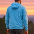 thumbnail image 4 of Men's UPF 50+ Sun Protection Athletic Shell Jacket Lightweight Quick Dry Hooded Windbreaker with Zip Pockets for Hiking Fishing Travel, Dark Blue, M, 4 of 8