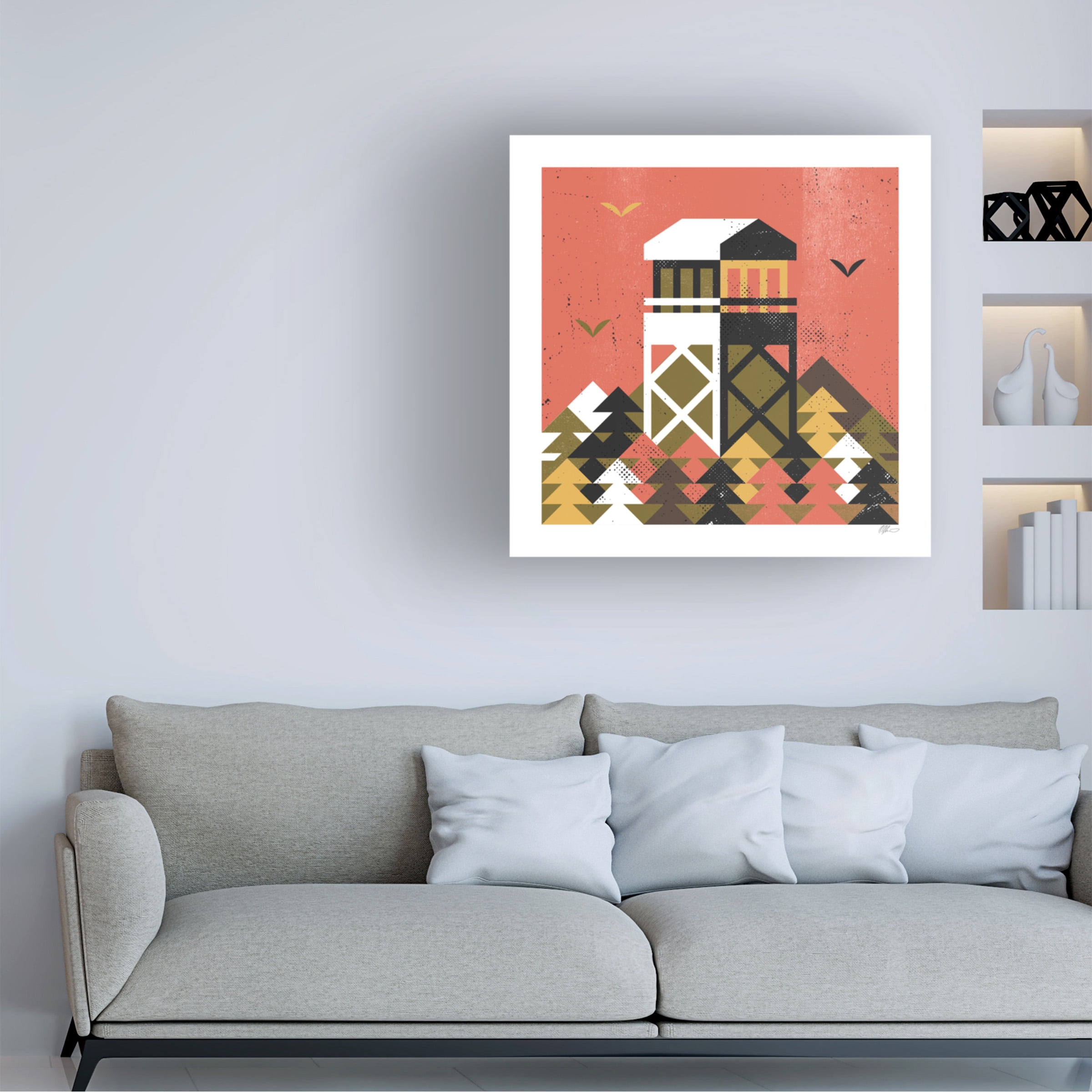 Robert John Paterson 'Firewatch' Canvas Art