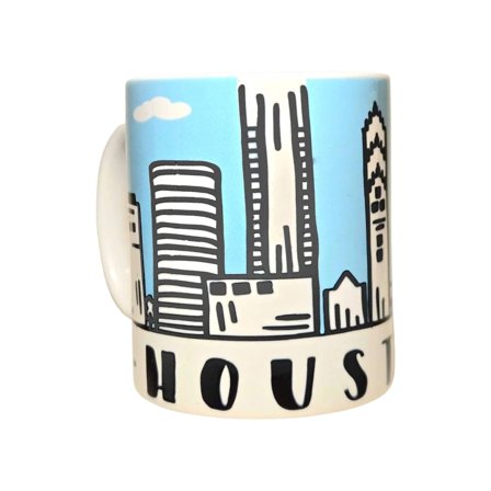 Houston Texas Souvenir Mug - 12oz- Celebrating your visit to the Lone Star State
