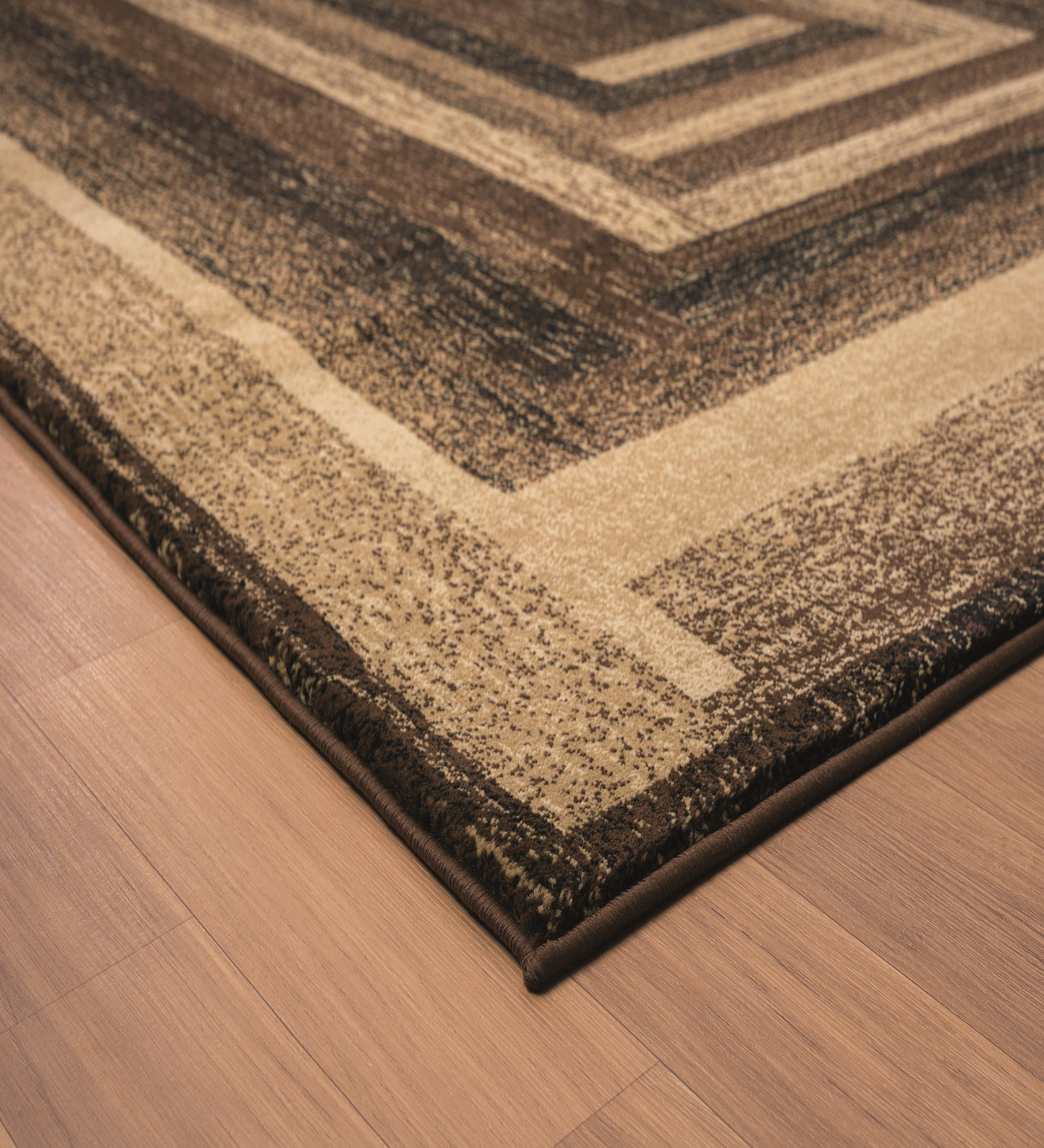 United Weavers Plateau Meadows Transitional Border Area Rug, Brown, 5'3" x 7'2"