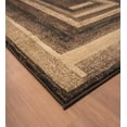 thumbnail image 3 of United Weavers Plateau Meadows Transitional Border Runner Rug, Brown, 2'7" x 7'2", 3 of 5