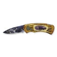 thumbnail image 1 of FB Jewels Wolf Wild Outdoors Wood Grain Knife, 1 of 1