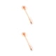thumbnail image 4 of Cepillos para el cuerpo Advancent cepillo de baño largo Masaje Scrub Rosa 2piezas, 4 of 6