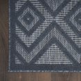 thumbnail image 6 of Nourison Versatile Solid Diamond Indoor Outdoor Flatweave Runner Rug Navy Blue 2' x 6', 6 of 8