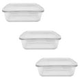 thumbnail image 1 of EraWare - Set of 3 Borosilicate Glass Containers, Airtight and Leak-proof, Oven Safe, 1040 ml, 1 of 3