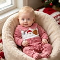 thumbnail image 6 of larppty Baby Girl First Christmas Outfit My 1st Christmas Newborn Romper Long Sleeve Jumpsuit Infant Santa Outfit, 6 of 7