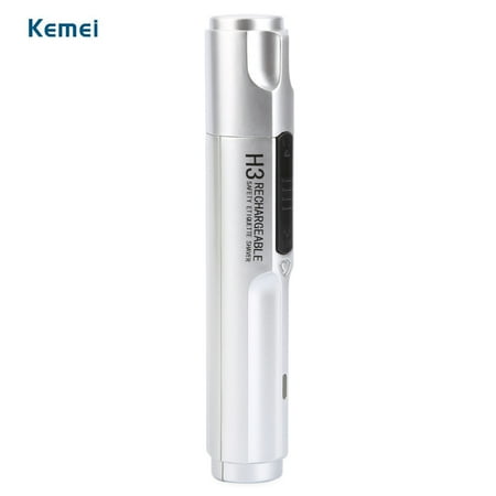 Km 310a Electric Nose Hair Trimmer Cleaner With Sideburns Cutter