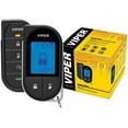 thumbnail image 4 of Viper 5706V LCD 2-Way Security Remote Start System + 4 PCS Universal Door Lock Bundle, 4 of 5