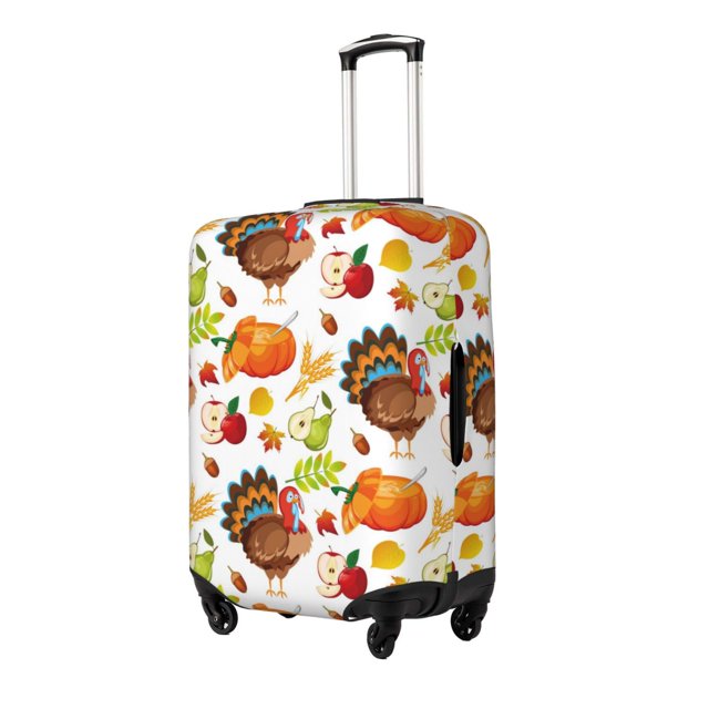 Fotbe Thanksgiving Turkey Funda Protectora para Equipaje, Antirrayones y Resistente a la Suciedad, Compatible con Maletas de 18 a 32 Pulgadas-Medium