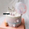 thumbnail image 3 of Cake Topper Rhinestone Crown Pattern Reusable Alloy Baby Shower Birthday Cake Inserts Baking Accessories, 3 of 10