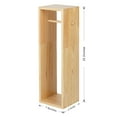 thumbnail image 4 of Natural Wood Toilet Paper Holder, Dispenser with 6 Rolls Storage, Brown, 4 of 6