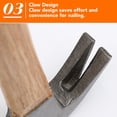 thumbnail image 4 of Claw Framing Hammer, Comfortable Grip Rugged Multifunctional Hammer Ergonomic Straight Handle  for Construction Sites, 4 of 7