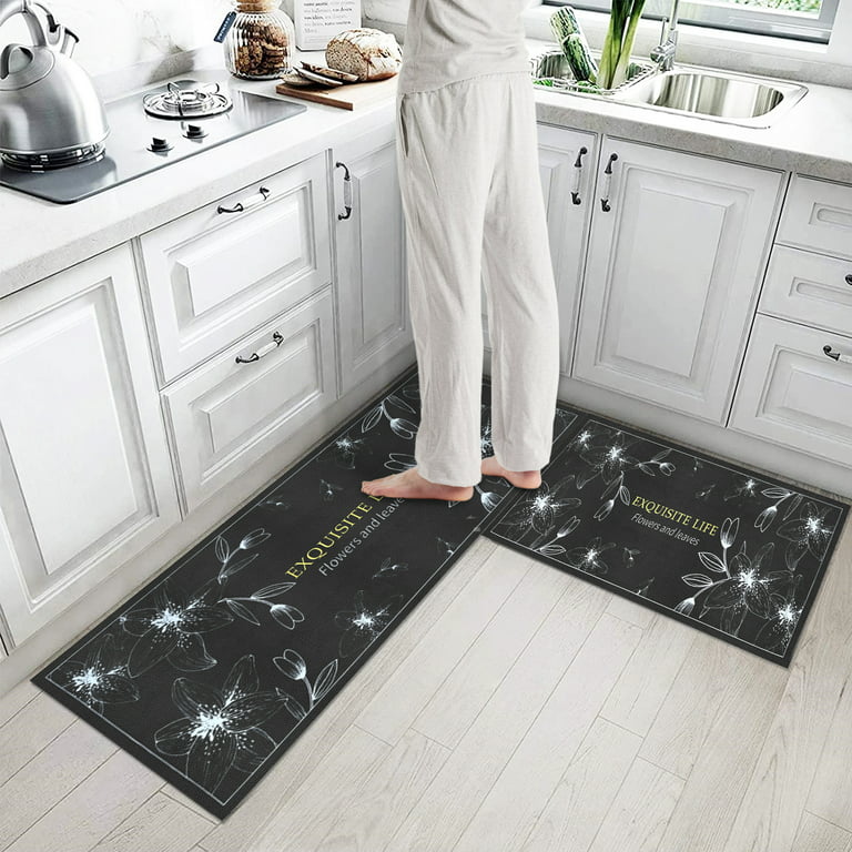 ROTTOGOON Kitchen Floor Mat Set of 2, Cushioned Anti Fatigue Mat