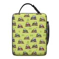 thumbnail image 5 of Tractor and Tractors Green Pattern Insulated Lunch Bag for Men Women,Waterproof Lunch Box for Work,Picnic or Travel,Thermal Insulation,10.63x9.06x3.54 Inches, 5 of 5