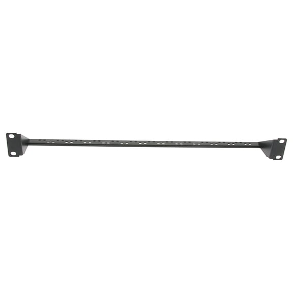 ACCL 19 inch 1U Support Bar Black, 1 Pack