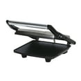 Brentwood Select Compact NonStick Panini Press and Sandwich Maker Stainless Steel