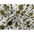 thumbnail image 6 of oneOone Rayon Olive Green Fabric Florals Quilting Supplies Print Sewing Fabric By The Yard 56 Inch Wide, 6 of 6