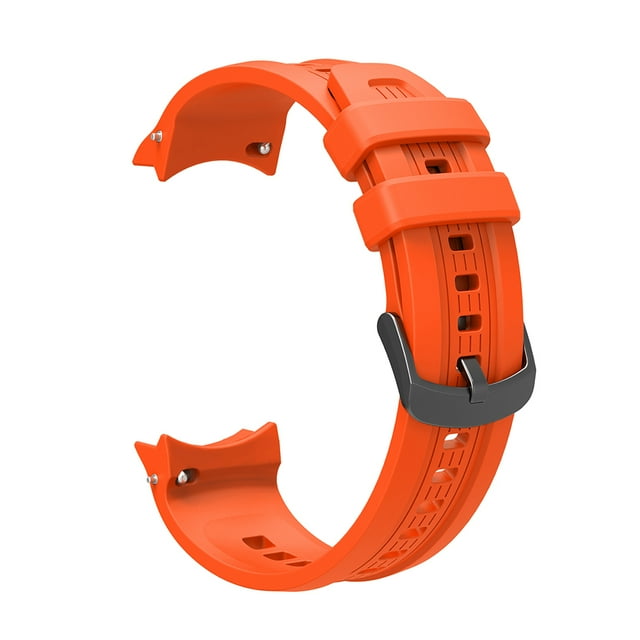 Bracelet en Silicone pour Huami Amazfit Balance Smart Watch Band + Coque de Protection Orange pour Amazfit Balance