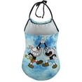 thumbnail image 2 of Cuphead Mugman Children's One-piece Swimwear Halterneck Swimsuit Summer Beach Girl's Bathing Suits Breathable Beachwear, 2 of 7