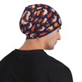 thumbnail image 5 of Xecao Turkey And Thanksgiving Print Beanie Knitted Hat for Men Women, Winter Fashion Knit Cuffed Caps Unisex, 5 of 7