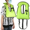 thumbnail image 2 of Fdit Fluorescent Snorkeling Buoyancy Waistcoat Waterproof Safe Swimming Inflatable Vest,Inflatable Vest,Buoyancy Waistcoat, 2 of 10