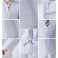 thumbnail image 6 of Lycody Boys Suits Black Suit for Boy Slim Fit Formal Toddler Kids 7Pcs Vest Dress Pants Blazer, 6 of 7