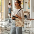 thumbnail image 5 of Kuiaobaty Sparrow Print Leather Bucket Crossbody Bag for Women, Vintage Rose Print Shoulder Purse Crossbody with Removable Strap, Large Capacity Hobo Satchel Purse for Travel, 5 of 5