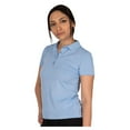 thumbnail image 4 of Island Green Womens Classic Micro Pique Golf Polo Shirt, 4 of 4