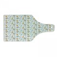thumbnail image 1 of Nursery Cutting Board, Simple Repetitive Pattern with Cartoon Fox Teddy Bear Mushrooms and Fern, Decorative Tempered Glass Cutting and Serving Board, in 3 Sizes, by Ambesonne, 1 of 2