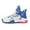 White ,Blue, variant on Basketball Shoes Kids Boys Girls Sneakers Outdoor Running Shoes Boys Comfortable High Top Basketball Shoes (Little Kids/Big Kids)