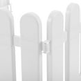 thumbnail image 6 of Beaupretty 10Pcs White Plastic Festival Garden Fence Decorative Display Fence Resistant to Wind and Sunlight, 6 of 7