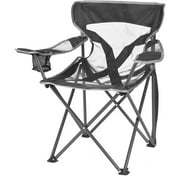 Ozark Trail Deluxe Youth Steel Frame Mesh Chair, Grey