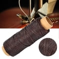 thumbnail image 4 of Peahefy Waxed Thread,Sewing Accessories,50 Meters/Roll 150D/16 Leather Crafts Flat Sewing Thread Hand Stitching Waxed Thread, 4 of 7