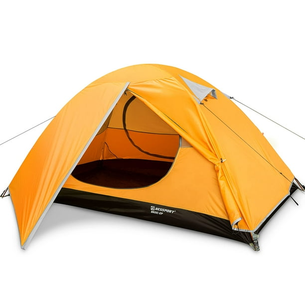Tienda de campaña Bessport para 2 personas, impermeable y ligera