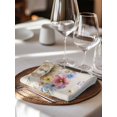 thumbnail image 6 of Bunny Easter Cloth Napkins Set of 6 Reusable Dinner Napkins, Spring Floral Pastoral Rabbits Rustic Cocktail Napkin Washable Table Napkins for Wedding/Holiday Party/Baby Shower 20"x20", 6 of 7
