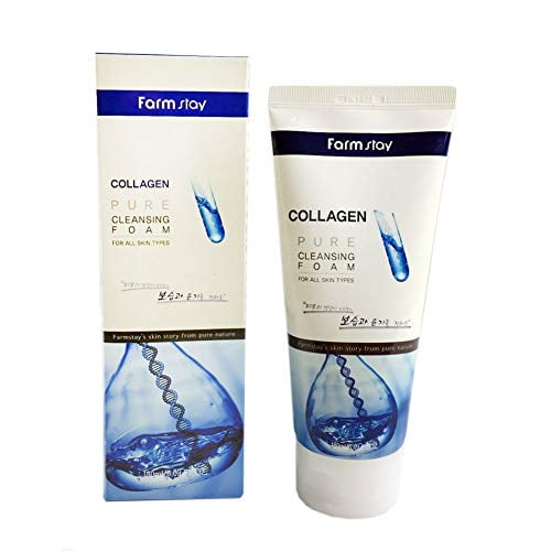 Farmstay Collagen Pure Cleansing Foam, 180ml - Walmart.com