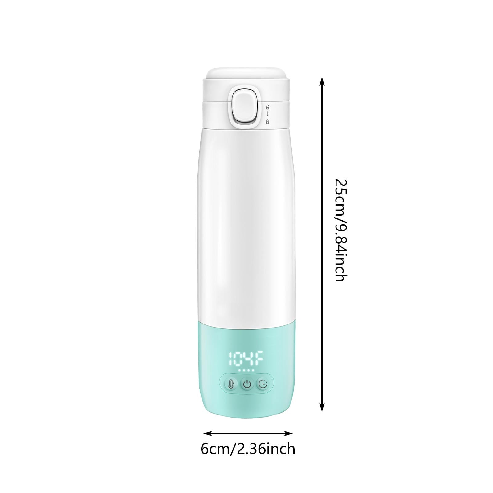 Portable Bottle Warmer for Travel,Portable Milk Warmer for Baby - Quick Heating, Preset Modes, Precise Temperature Control,Dual Heating Modes for Milk & Water