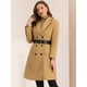 thumbnail image 2 of Abrigo de invierno Allegra K con cuello de solapa y doble botonadura, 2 of 6