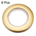 thumbnail image 2 of Unique Bargains Curtain Grommets Plastic 1.5 Inch Inner Dia Drapery Eyelet Rings for Window Curtain Rods Brass Tone 6 Pcs, 2 of 5