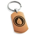 thumbnail image 1 of Stainless Steel Nature Element Rune Engraved Dog Tag Keychain Keyring, 1 of 1