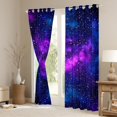 thumbnail image 3 of Castle Fairy Teens Kids Galaxy Cosmos Curtains Pack of 2 (42x84 Each),Outer Space Curtains Blackout,Abstract Gradient Universe Bedroom Curtains,Ultra Soft Home Decor, 3 of 6