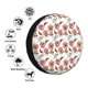thumbnail image 4 of Balery Rose Flowers Cubiertas para Neumáticos - Protector Resistente para Neumáticos de Camioneta, SUV, Remolque, Camper y RV-15 inch, 4 of 6