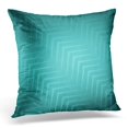 thumbnail image 1 of BOSDECO Gray Dark Abstract Teal Blue Green with Zig Zag Chevron Striped Diagonal Pattern Design Graphic Pillowcase Pillow Cover Cushion Case 20x20 inch, 1 of 1