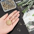 thumbnail image 3 of 100Pcs Real 24K Gold Plated Leverback Earwires French Earring Hooks Gold and Stainless Steel Color 16.5x10mm Interchangeable Dangle Ear Wire Findings Stainless Steel for Jewelry Making, 3 of 9